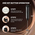 Simple Deluxe Electric Milk Frother Handheld Battery Operated Automatic Milk Foam Whisk Drink Mixer for Coffee, Frappe