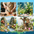 300 50+ Sets pcs Mini Resin Animals Blind Bags, Tiny Glow in The Dark Animal Resin Models, Animal Combination