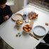 mushie Round Dinnerware Bowls for Kids, Set of 2 Made in Denmark (Powder Blue)