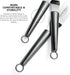 Tenrai Metal Icing Spatula Set, Stainless Steel Cake Knife Offset Professional Tool for Decorating Cakes