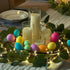 Hairui 6FT Lighted Artificial Eucalyptus Garland with 96 LED Battery Operated Faux Vine Lights and Timer for Decor