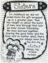 Sister Magnet with Easel Back by Blue Mountain Arts—Gift by Marci and the Children of the Inner Light