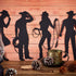 Boao 16 Pieces Cowboy Silhouettes, Western Theme Party Decorations for Wild West Birthday Baby Shower
