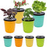 Kratky Method Hydroponic Planter Kit, 8 Hydroponic Planter Plus 24 Growing Sponges