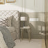 Palama Square Side Table - Metal End Table, Easy Assembly Champagne Gold Bedside Table, Perfect for Small Spaces Indoor