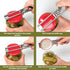 2PCS Adjustable Multifunctional Stainless Steel Can Jar Openers, Easy for Seniors with Arthritis