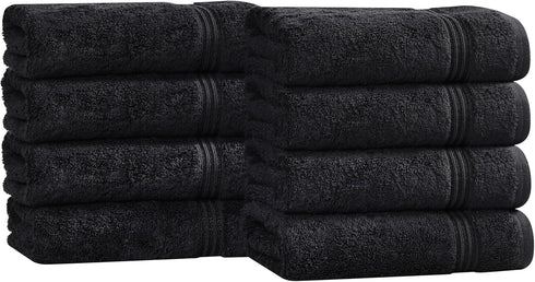 Superior Egyptian Cotton 8-Piece Hand Towel Set, Towel Basics For Quick Dry,