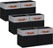 Pomatree 11 Inch Cube Storage Bin - 6 Pack, Linen Fabric Cubby Storage Bins for Bedroom, Living Room, Clothes & Toys