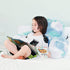 Hobed Life Cozy 30x17x17 Inch, Fur Backrest Pillow with Arms, Premium Filling, Great Back Support Reading Pillow