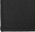 Ritz Solid Accent Rug - 18" x 30" Stain Resistant Kitchen or Living Room Mat - Black