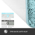 Set 2 Piece(20" 32" 17" 24"), Yeaban Baby Blue Bathroom Rugs x and x Chenille Bath Mats | Absorbent and Washable Bath