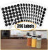 SWOMMOLY 3 Tier Spice Rack Organizer with 24 Empty Round Spice Jars, 396 Spice Labels, Funnel and Chalk Marker