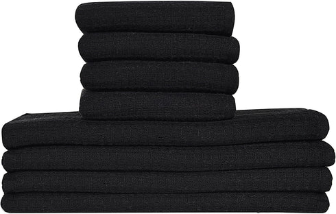 Kitchen Dish Wash Cloths Waffle Terry Design DishCloths12x12 in Pk of 4