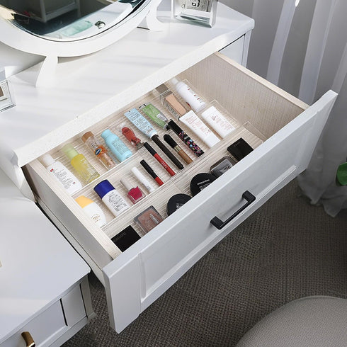 8 11'' 22'' Spice Drawer Organizer, Pcs Clear Acrylic Drawer Seasoning Organizer, Expandable From to Kitchen Spice Rack