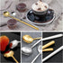 20 Pcs 6.8 Inches Coffee Spoons, Espresso Spoons, Stainless Steel Stirring Spoons with Long Handle, Cute Mini Gold