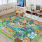 Car Rug Play Mat for Kids Toy Cars, Road Traffic Playmat for