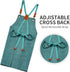 ZOMAO Chef Apron, Cotton Canvas Gardening Apron with Large Pockets for Men and Women,Kitchen Cooking Baking Bib Heavy