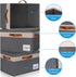 GhvyenntteS Large Storage Bins with Lids (3-Pack), Large Closet Storage Bin with Lid and 3 PU Handles, Foldable Baskets
