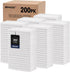 UNIMADE Washcloths Bulk - 200 Pack - Face Towels (12" x 12"),