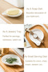 LAUCHUH Spoon Rest for Kitchen Countertop, White Porcelain Holder for Stove Top, Large Spatula and Spoon Holder