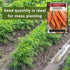 7 4000 Pack Sow Right Seeds - Bulk Scarlet Nantes Carrot Seed for Planting - Grams, Seeds - Non-GMO Heirloom Jumbo
