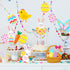 30 Pieces Happy Easter Paper Cutouts, Bunny Eggs Carrot Basket for Party Decorations