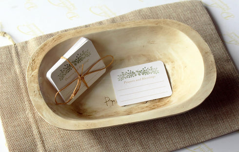Fight Club Prayer Bowl with Prayer Cards, Blessing Bowls for Christian Gifts, 1 Set