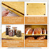 Joyvilla Countertop, Double Layer Bamboo Bread Box for Kitchen Bread Storage Container, Bread Box with Window, Large