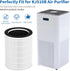 KJ510B True HEPA Replacement Filter, Compatible with Kokofit KJ510B Air Cleaner, 3-in-1 Pre-Filter, H13 True HEPA &