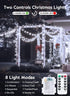 5 60 2 Pack Outdoor Fairy Firecracker Lights Battery Operated, Feet LEDs Twinkle String Lights with Remote, Starry