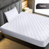 Utopia Bedding Quilted Fitted Mattress Pad (Twin), Elastic Protector, Machine Washable, White
