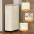 75L Laundry Basket with Wheels, Dirty Clothes Hamper on Wheels, Rolling Tall Laundry Hamper with lid for Laundry Room