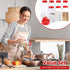 28 Pack 16 oz Mifoci Plastic Spice Jars with Cap Square Plastic Bottle Containers with Shaker Lids and Stickers Large