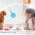 Qualsen Window Privacy Film Frosted Glass Window Film Matte White Non-Adhesive Static Window Cling Privacy Film for Glass Windows Bathroom Home Office Kitchen Living Room(11.8 x 78.7 inch/30x200cm)
