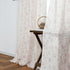 Country 96 2 Set Pink Curtains for Nursery Girls Bedroom,French Sheer Blush Floral Victorian Toile Whimsical Pastel