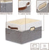 Yawinhe Fabric Storage Baskets, Large Foldable Closet Organizer for Shelves, Canvas Storage Bins for Clothes,