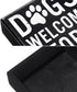 Dogs Welcome People Tolerated Decor, Rustic Wood Box Sign for Animal Lovers, Dog Signs, Farmhouse Decor, 5 x 6 x 1.77