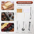 Cheese Butter Spreader Knives Set Charcuterie Accessories Stainless Steel Spreader Knives Charcuterie Boards Utensils Mini Serving Tongs Spoons and Forks for Pastry Making by Patelai