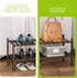 2-Tier Closet BMOSU Bamboo Shoe Rack Premium Stackable Shoe Shelf Storage Organizer for Hallway Living Room Entryway
