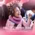 BCOZZY Kids Travel Neck Pillow (3-7 Y/O), Patented Soft Toddler Pillow for Head & Chin Support, Small, Pink