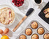 Silicone Series Small Spatula-Natural Handle with Black Head by Epicurean