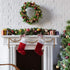 16 Feet Wooden Bead Garland for Christmas Tree Holiday Decoration (Gold)