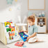 4-Tier 2 Pack, Kids Bookshelf, Toddler Bookshelf, Montessori Book shelf for Baby Room, Children Classroom Books Rack