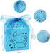 Kslong Blue Baby Shower Favor Boxes - 50Pcs Elephant Favor Boxes for Baby Boy with Ribbon for Party Decorations