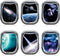 Blulu 6 Pieces 3D Space Capsule Window Wall Decor, Outer Space Wall Decals for Kids Nursery Bedroom