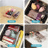 6 Pack Clear Plastic Drawer Organizer Set, Desk Drawer Storage Bins, Clear Organizer Tray