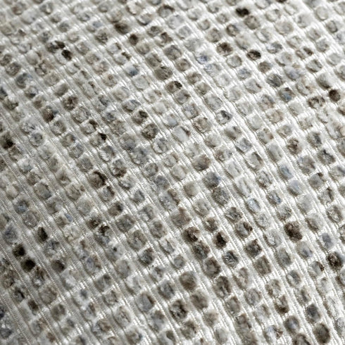 Purewish Pack 2 24x24 of Neutral Euro Sham Covers Boho Textured Dots Stripe Chenille Large Square Decorative Throw