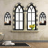 Set 2, Gothic Sconces Wall Decor of Arched Church Wall Sconces Decorative Gothic Wall Decor for Living Room, Bathroom