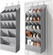 18 Pairs Over the Door Shoe Organizer, Shoe Rack for Closet Door