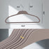 ELONG HOME Plastic Hangers for Clothes, Non Slip Durable Clothing Hangers, 15.7 Inches Gray, 20 Pack for Adults
